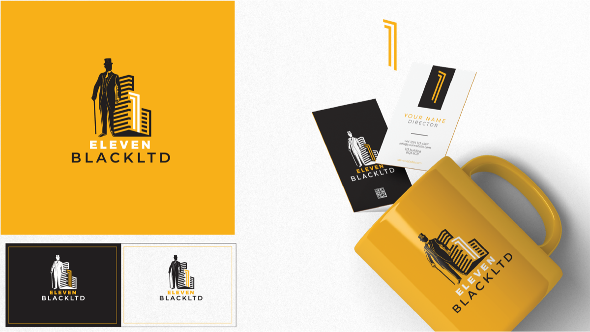 Eleven Black Ltd brand identity